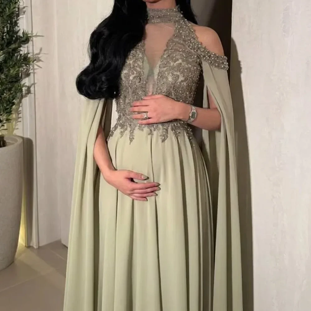 NAQWA FASHION فستان سهرة حوامل راقي