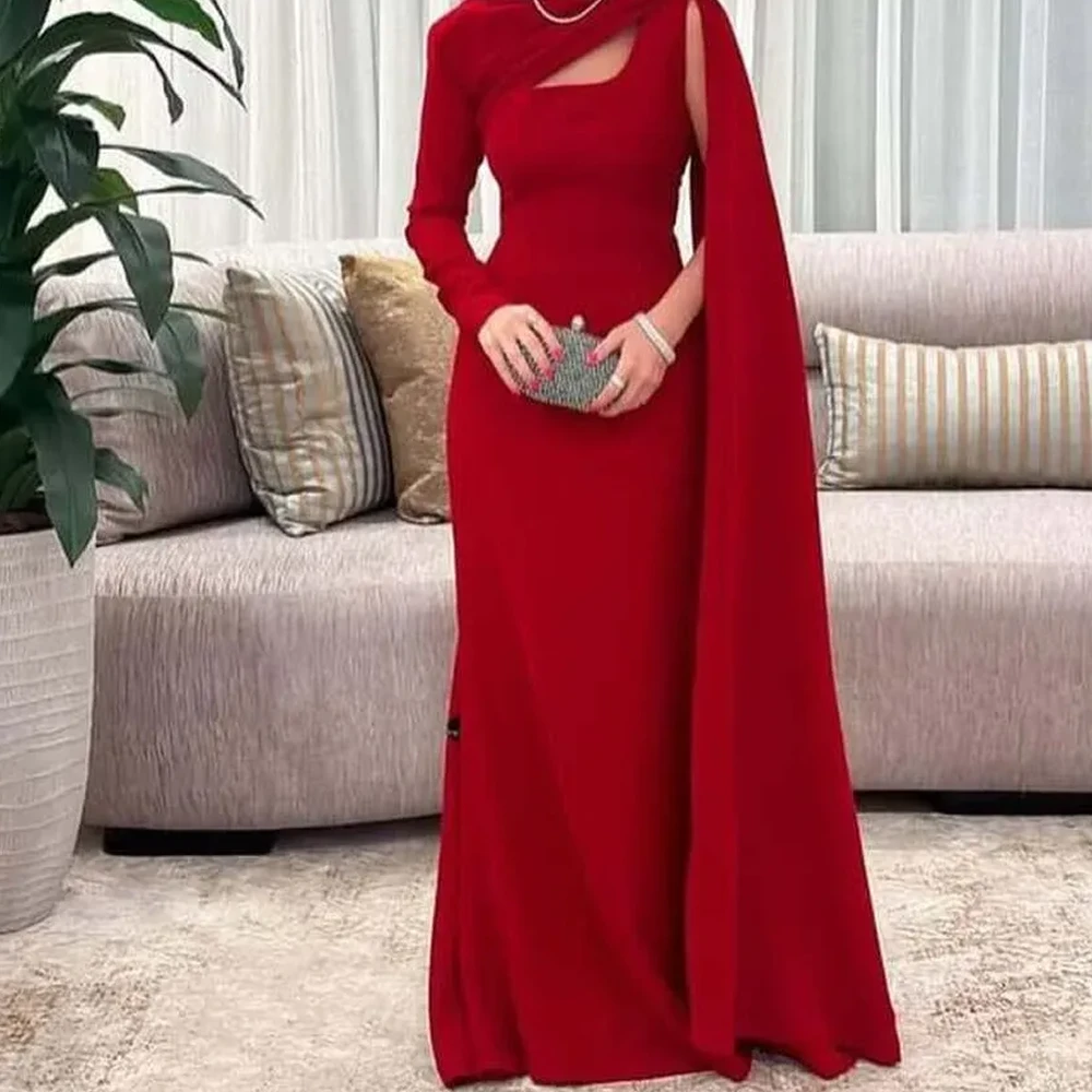 ainaqat aljawhara فستان سهره احمر