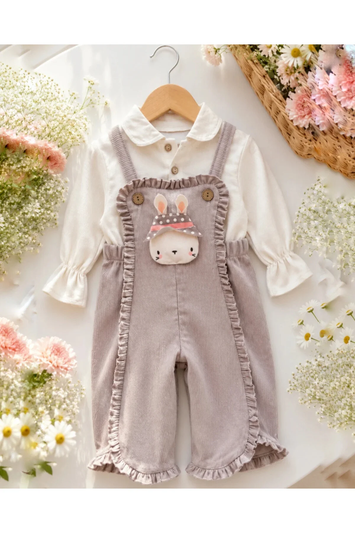 hümabebe قميص من الكتان للفتيات الصغيرات، بدلة مخملية للفتيات الصغيرات، طقم موسمي للفتيات الصغيرات
