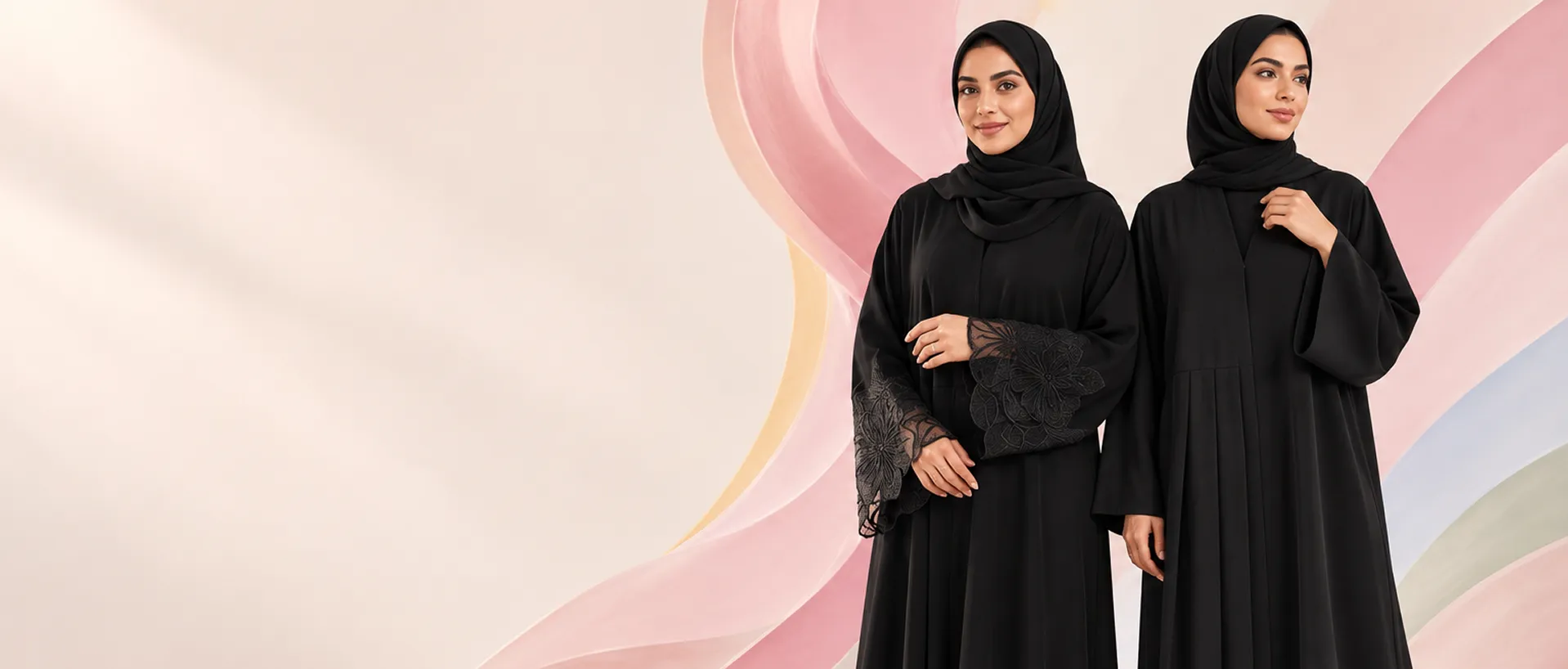 اكتشفي تشكيلة العبايات الجديدة